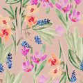 Flower Blush Dusty Pink Mural Wallpaper - pure wallpaper artwork