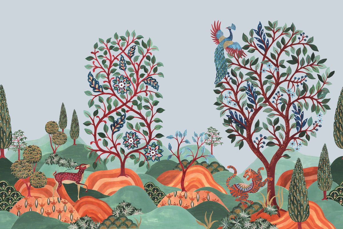 Garden of Myth and Memory, Sky Mural Wallpaper - pure wallpaper artwork