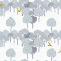The Key to the Forest, Grey Mural Wallpaper - pure wallpaper artwork
