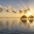 Lagoon Sunrise Mural Wallpaper - pure wallpaper artwork