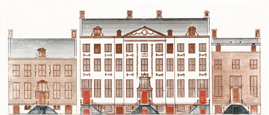 Amsterdam Canal Houses III Mural Wallpaper
