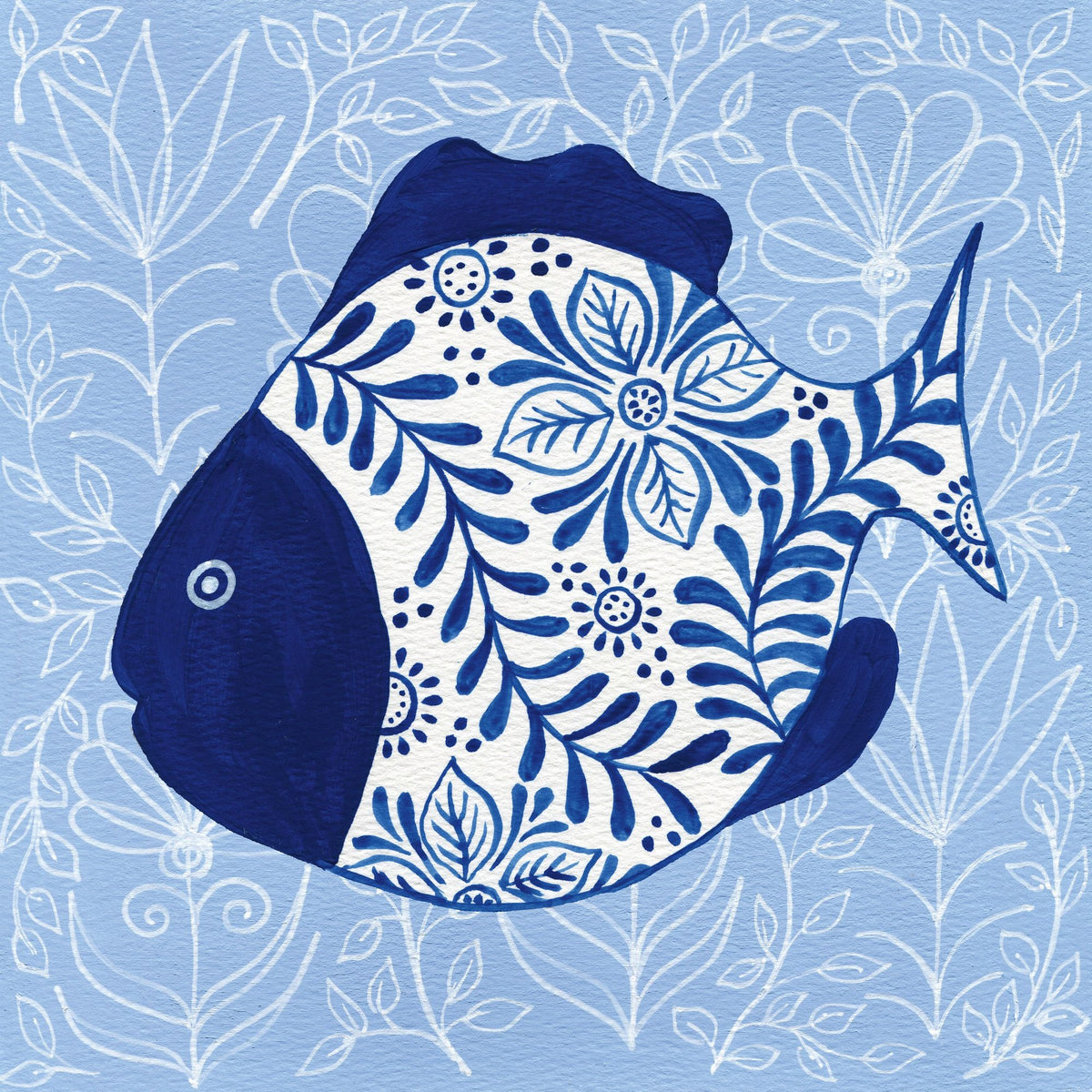 Coastal Chinoiserie II Mural Wallpaper - pure wallpaper artwork