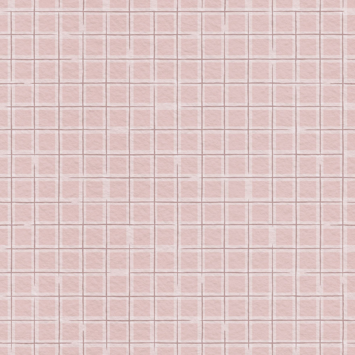 Weathered Checks, Dusty Rose Mural Wallpaper - pure wallpaper artwork