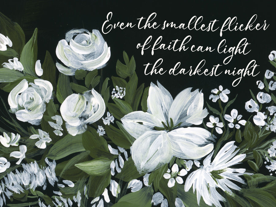 Moody Wildflowers Mural Wallpaper