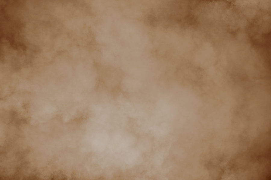 Soft Fog, Orange Mural Wallpaper