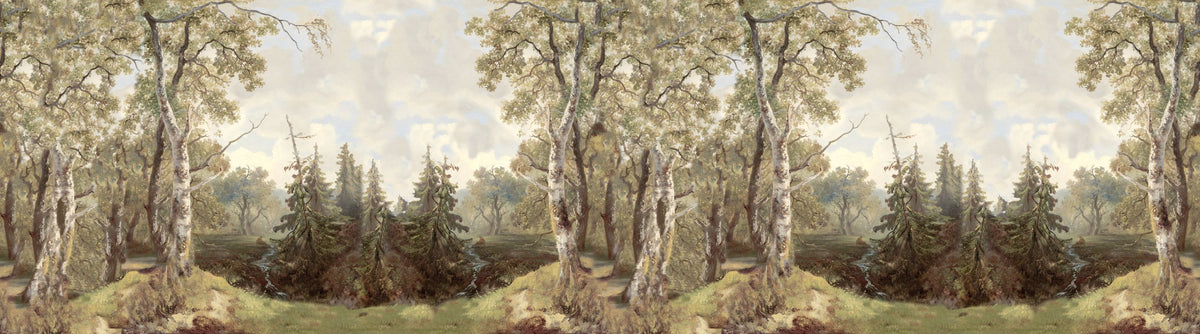 Forest Immersion Mural Wallpaper - pure wallpaper artwork