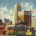 Greetings From Downtown Mural Wallpaper - pure wallpaper artwork