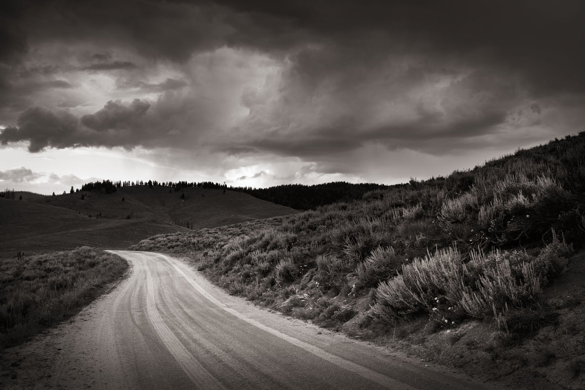 Stanley Basin Road Mural Wallpaper - pure wallpaper artwork