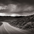 Stanley Basin Road Mural Wallpaper - pure wallpaper artwork