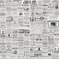Vintage Newspaper Mural Wallpaper - pure wallpaper artwork