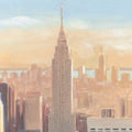 Downtown Golden Dawn Mural Wallpaper - pure wallpaper artwork