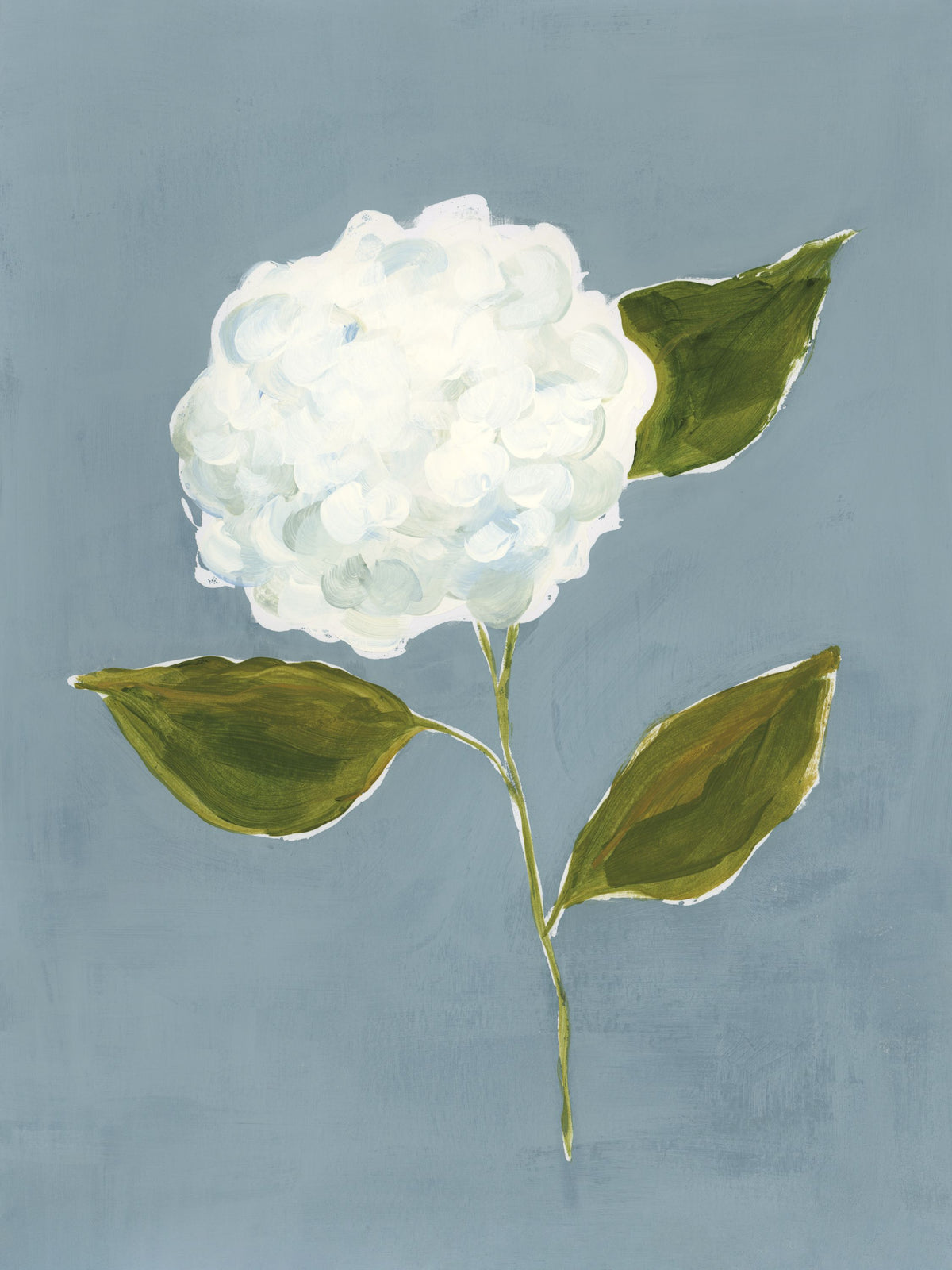 Dusty Blue Hydrangea II Mural Wallpaper - pure wallpaper artwork