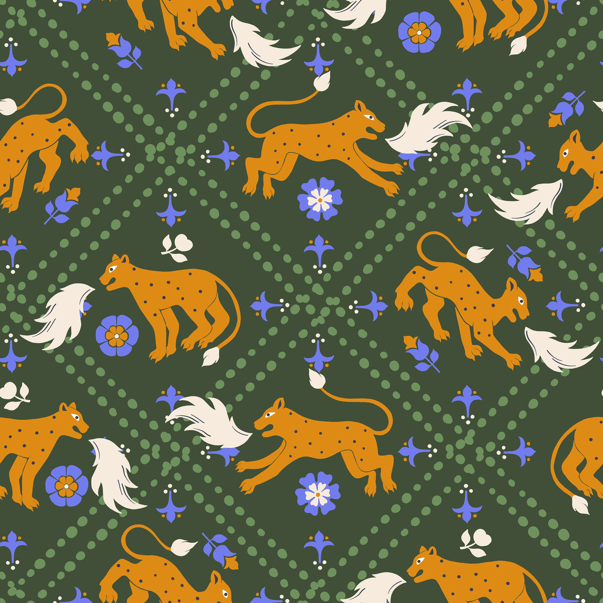 Wild Cat Roar Mural Wallpaper - pure wallpaper artwork
