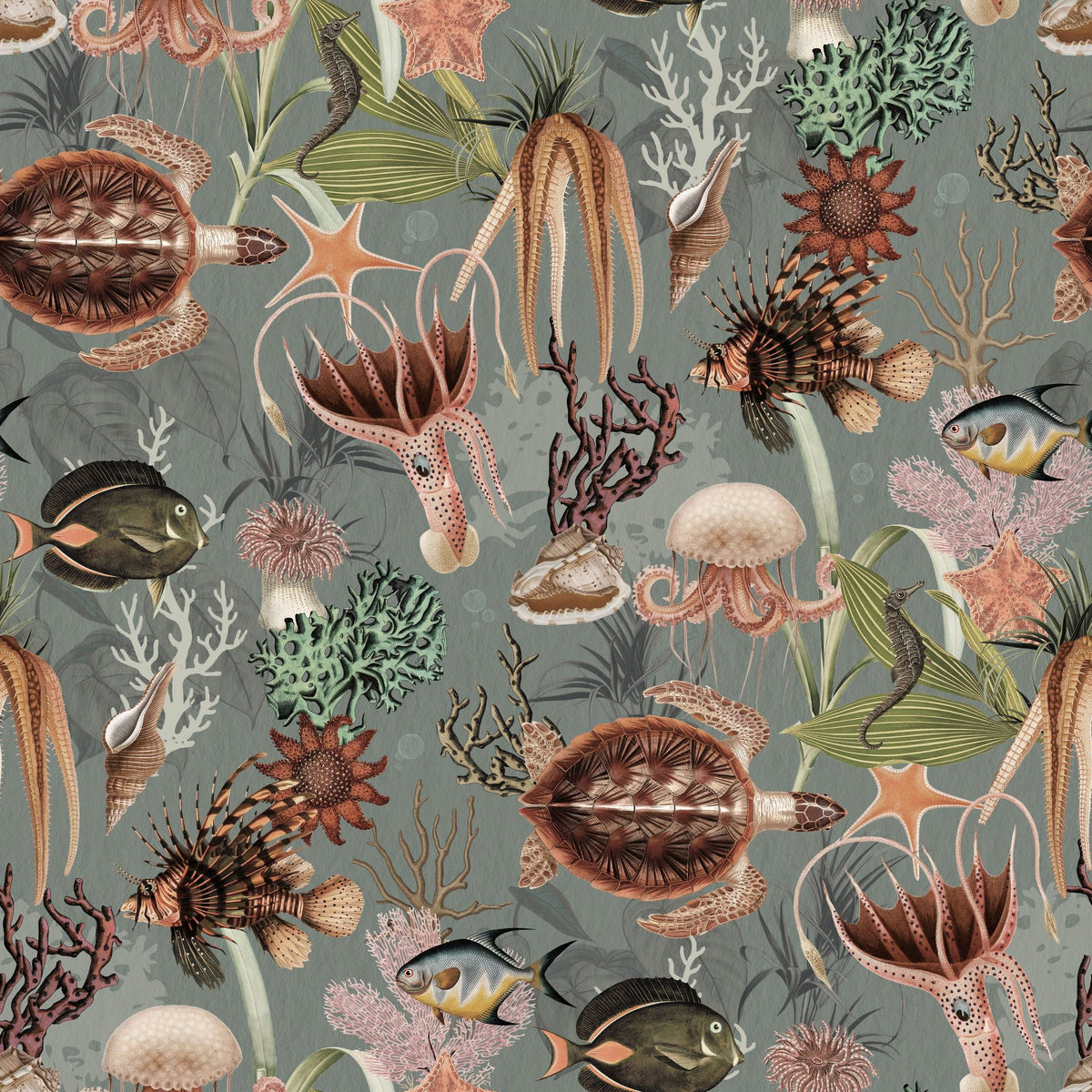 Deep Sea, Stone Mural Wallpaper - pure wallpaper artwork
