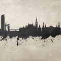 Sevilla Skyline Concrete Mural Wallpaper - pure wallpaper artwork