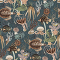 Deep Sea, Pigeon Blue Mural Wallpaper - pure wallpaper artwork
