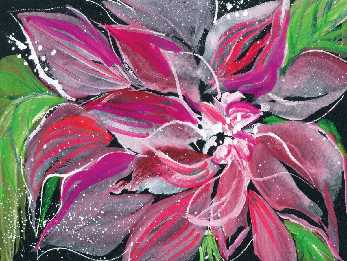 Festive Floral Mural Wallpaper - pure wallpaper artwork