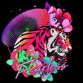 Fearless Tiger Mural Wallpaper - pure wallpaper artwork