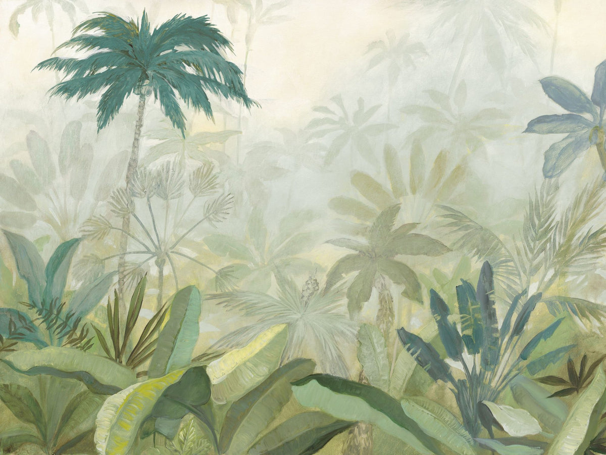 Lush Lush Leaves Mural Wallpaper - pure wallpaper artwork