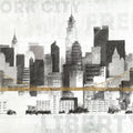 New York Skyline II Mural Wallpaper - pure wallpaper artwork