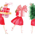 Holiday Prepping I Mural Wallpaper - pure wallpaper artwork