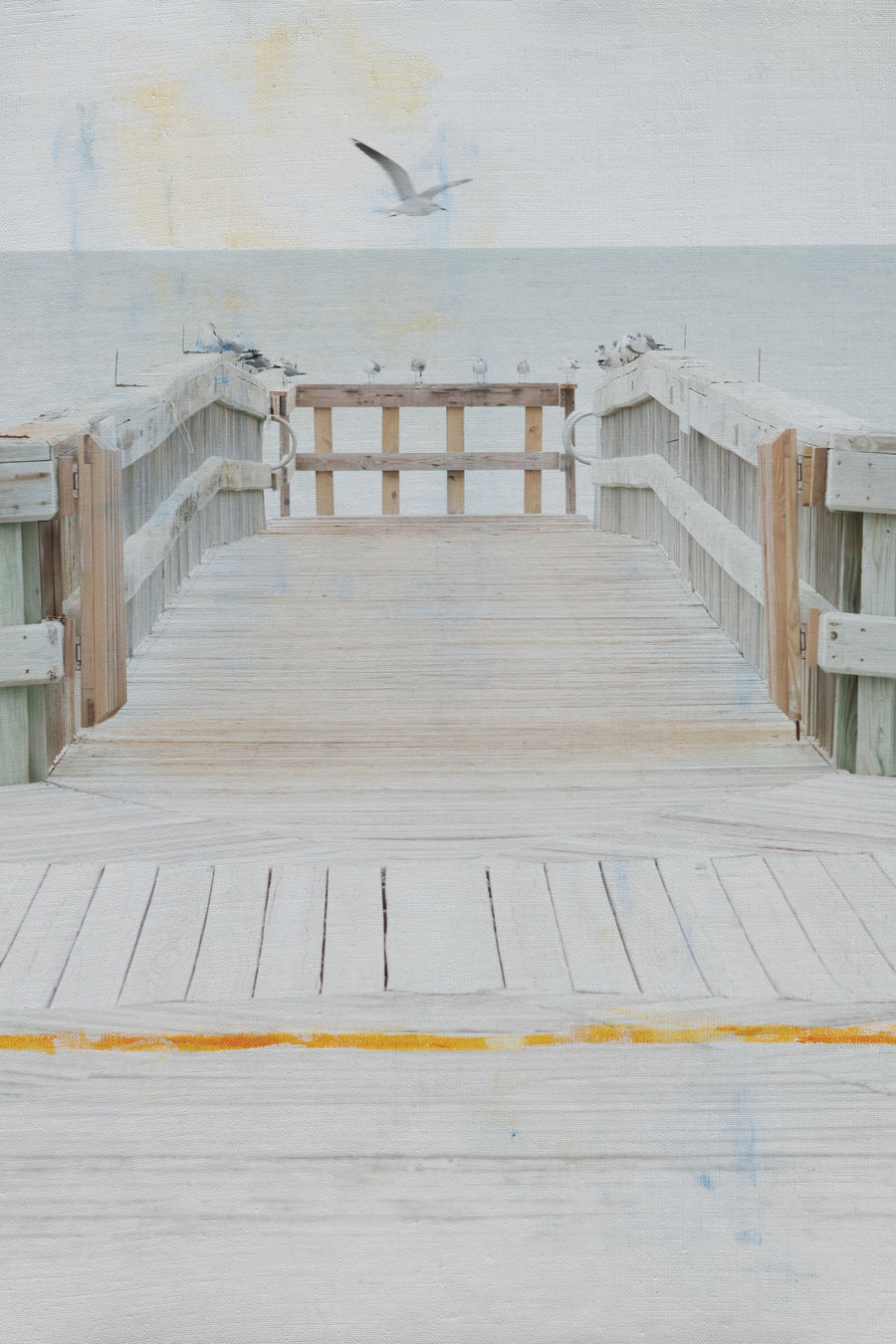 Pier IV Mural Wallpaper