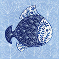 Coastal Chinoiserie III Mural Wallpaper - pure wallpaper artwork
