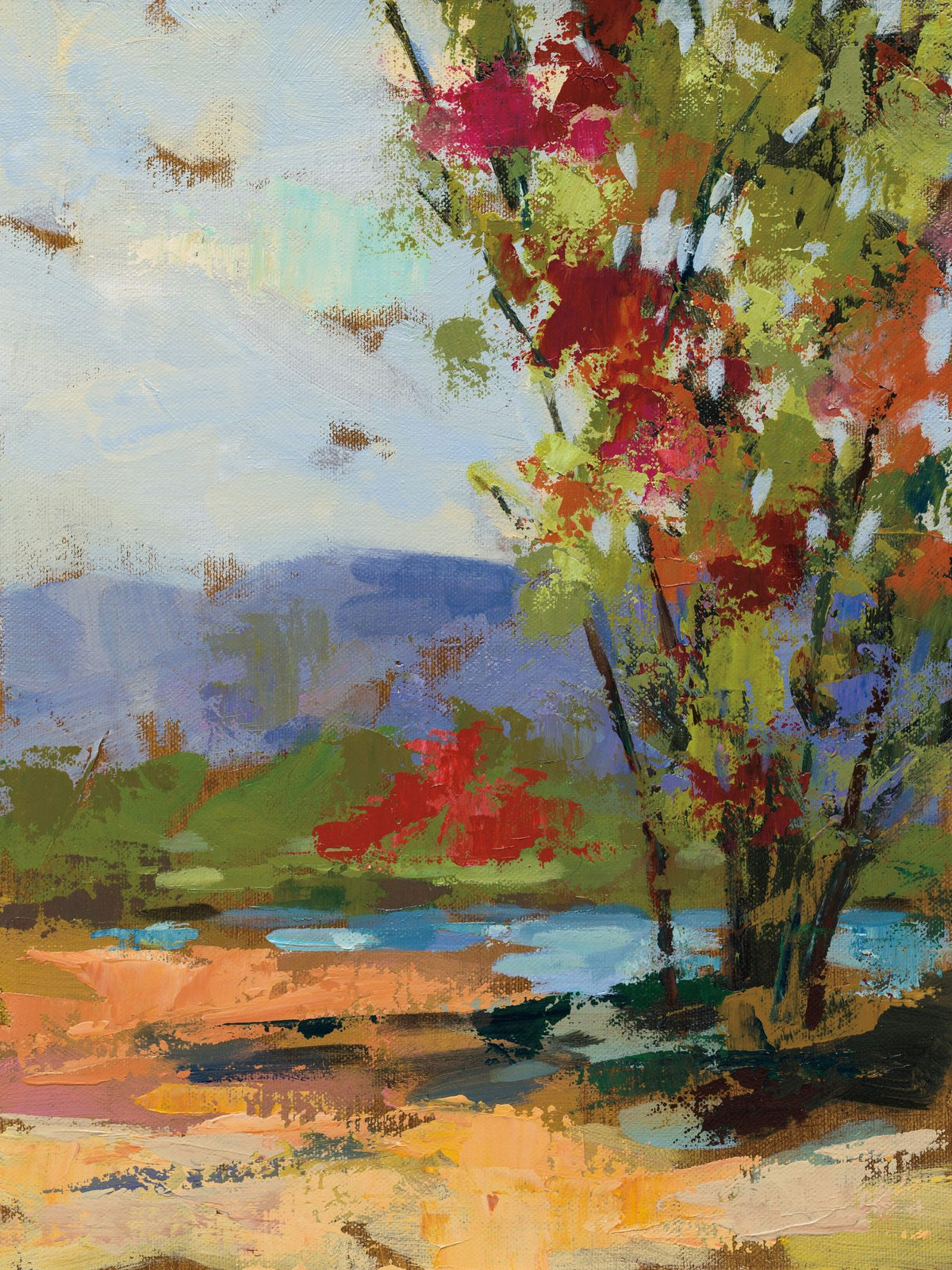 River Edge I Mural Wallpaper - pure wallpaper artwork