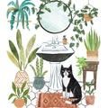 Urban Jungle Bath I Pet Mural Wallpaper - pure wallpaper artwork