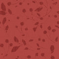 Time to Share Florals Red Mural Wallpaper - pure wallpaper artwork