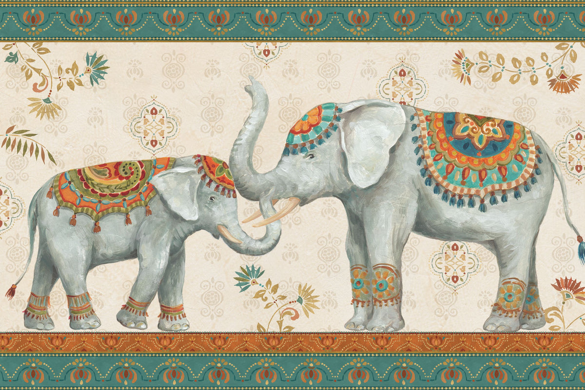 Elephant Walk I Mural Wallpaper - pure wallpaper artwork