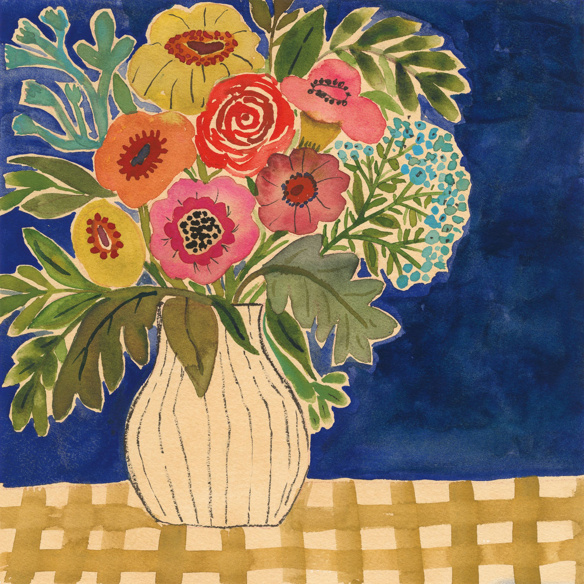 Hopeful Blooms I Mural Wallpaper - pure wallpaper artwork