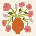 Flower Pot II Mural Wallpaper - pure wallpaper artwork