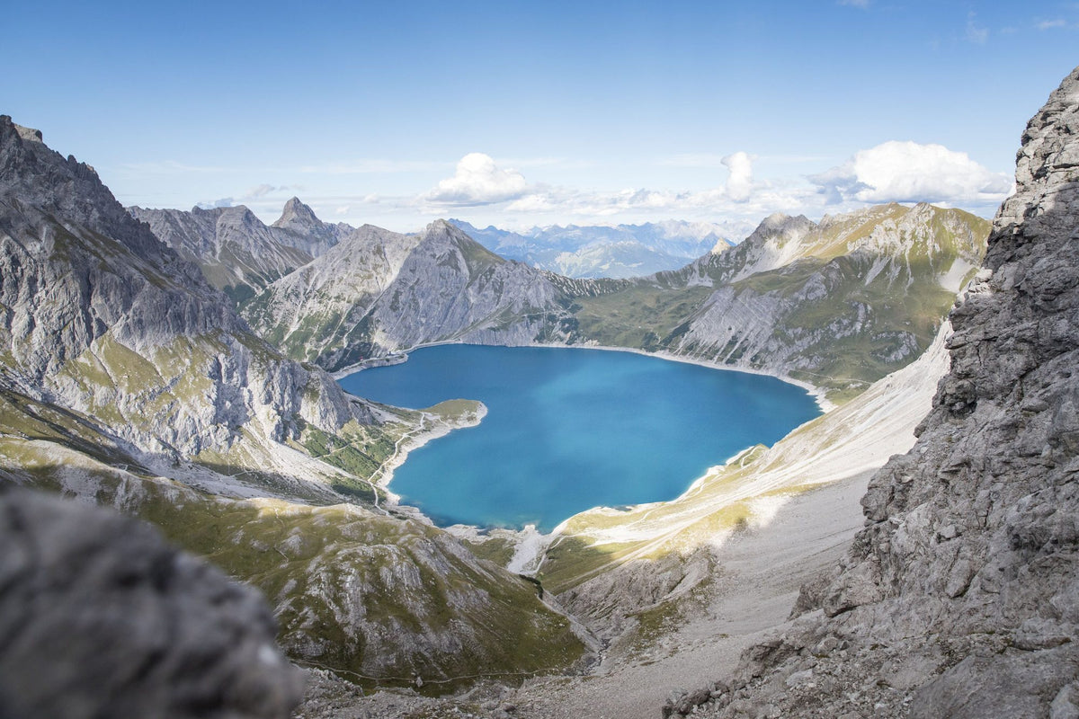 Lake in the Alps Mural Wallpaper - pure wallpaper artwork