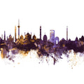 New Delhi India Skyline Mural Wallpaper - pure wallpaper artwork