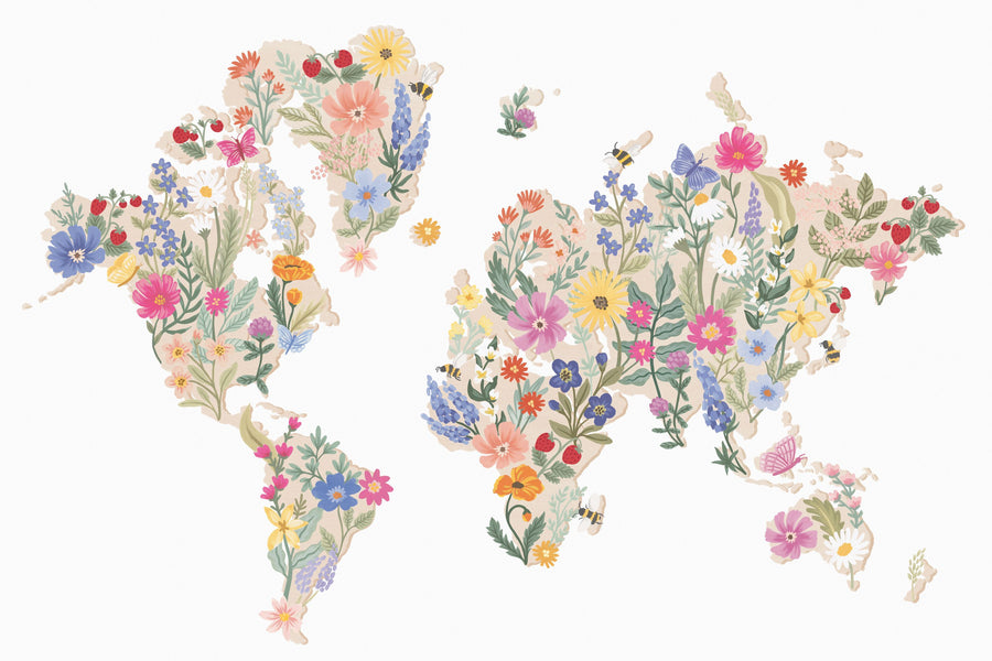 Meadow World Mural Wallpaper