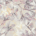 Orchids on Water Mural Wallpaper - Neutral Tone - pure wallpaper artwork