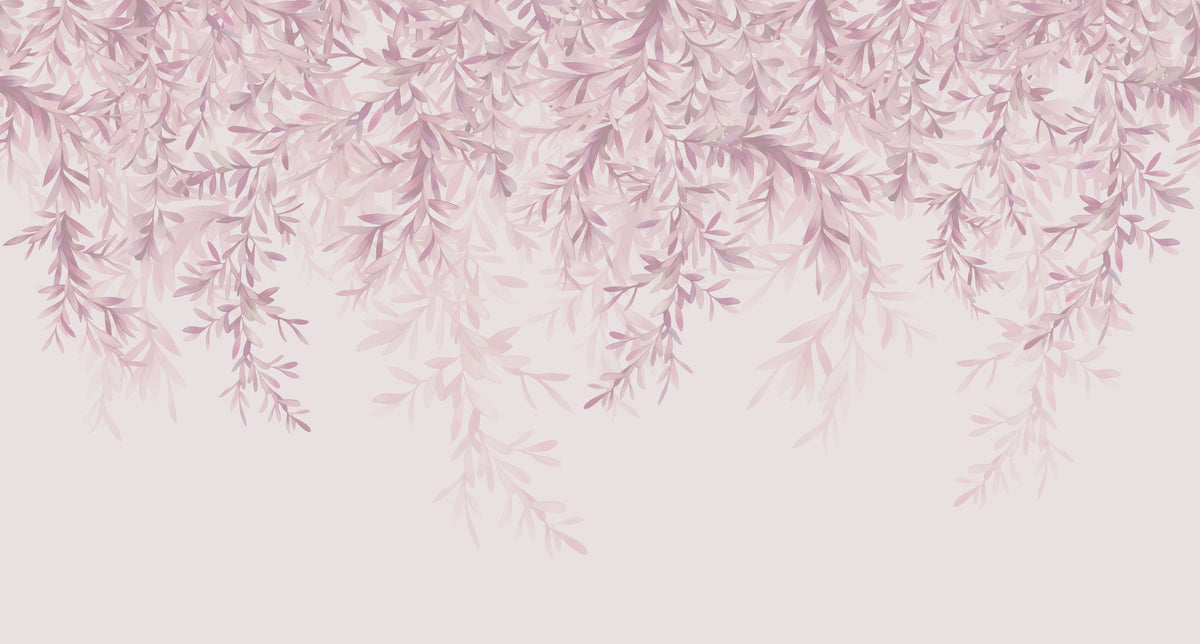 Lush Canopy, Rose Mural Wallpaper - pure wallpaper artwork