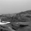 Peggy's Cove Lighthouse BW Mural Wallpaper - pure wallpaper artwork