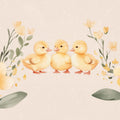 Charming Ducklings Mural Wallpaper - pure wallpaper artwork