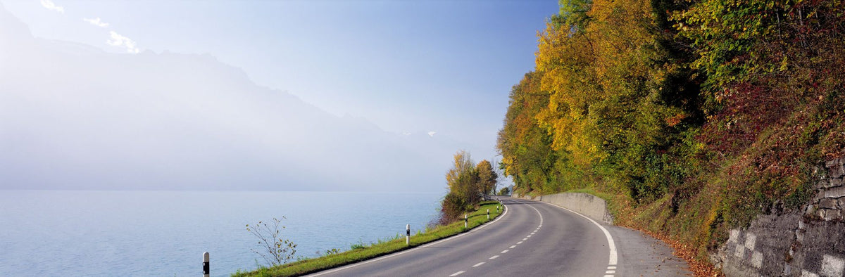 Lakeside Journey Mural Wallpaper - pure wallpaper artwork
