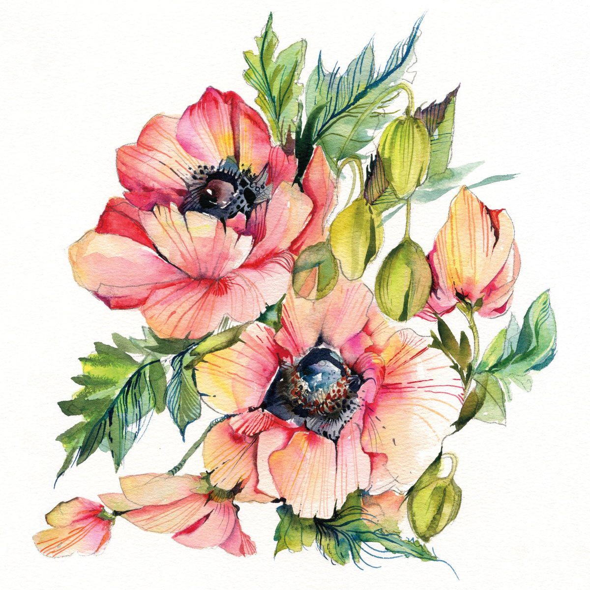 Floral Fantasy Mural Wallpaper - pure wallpaper artwork