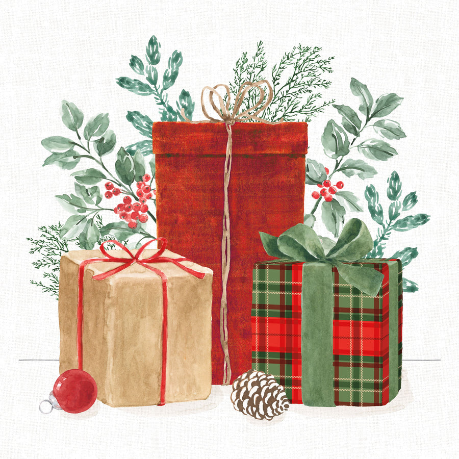 Classic Christmas Mural Wallpaper