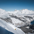Skiing the Alps Mural Wallpaper - pure wallpaper artwork