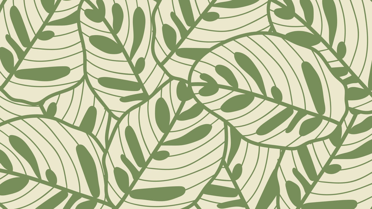Leaf Lines Mural Wallpaper - pure wallpaper artwork