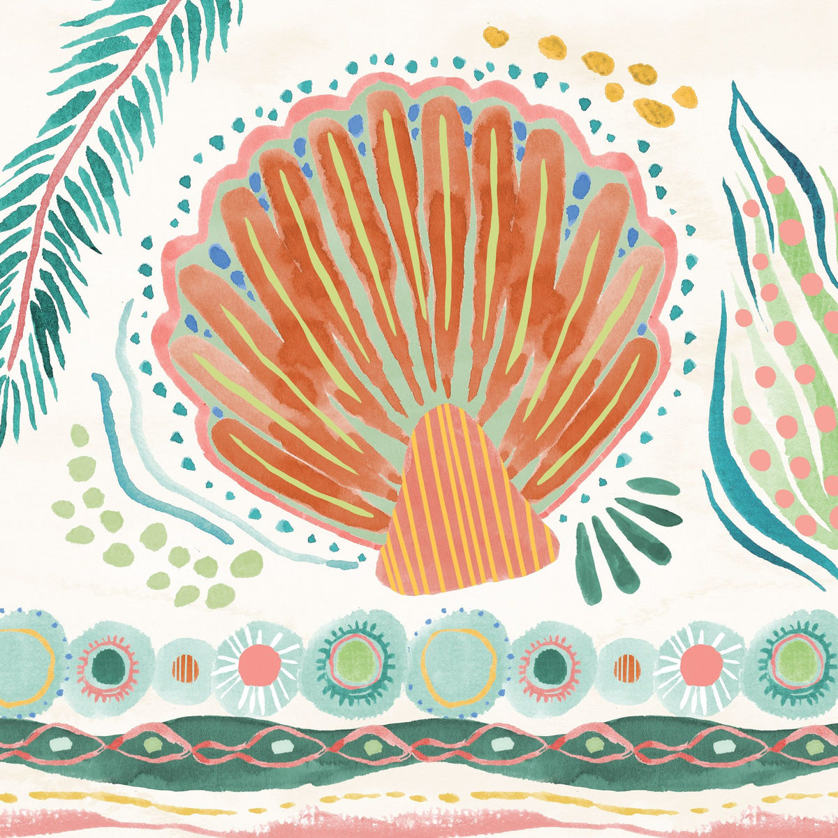 Coastline II Mural Wallpaper - pure wallpaper artwork
