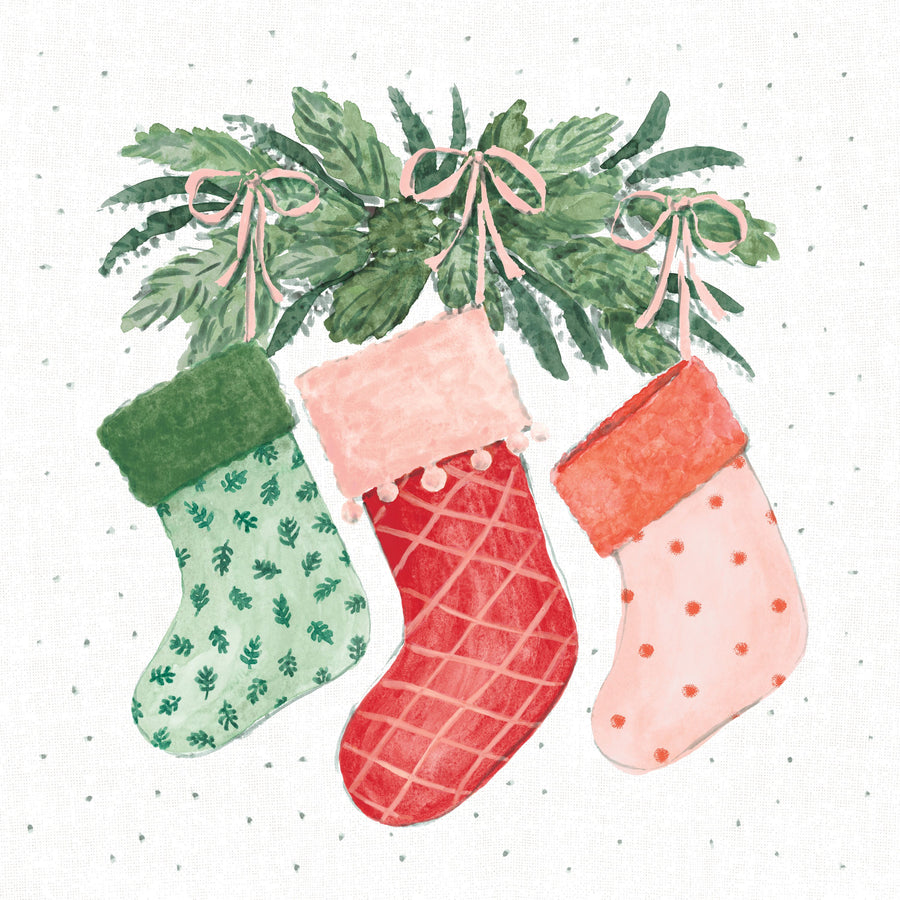Holiday Bows II Mural Wallpaper
