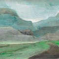 Misted Valley Mural Wallpaper - pure wallpaper artwork