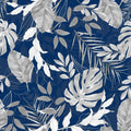 Fall Winds Ahead Mural Wallpaper - Blue Tone - pure wallpaper artwork
