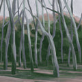 Dune Forest, Dusk Mural Wallpaper - pure wallpaper artwork